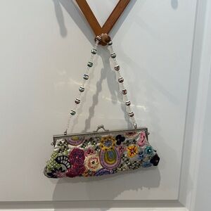 Aldo Multicolor Beaded Clutch